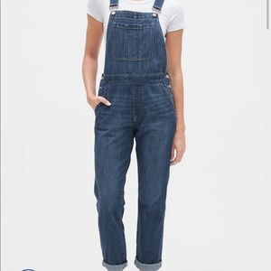 Relaxed Denim Overalls